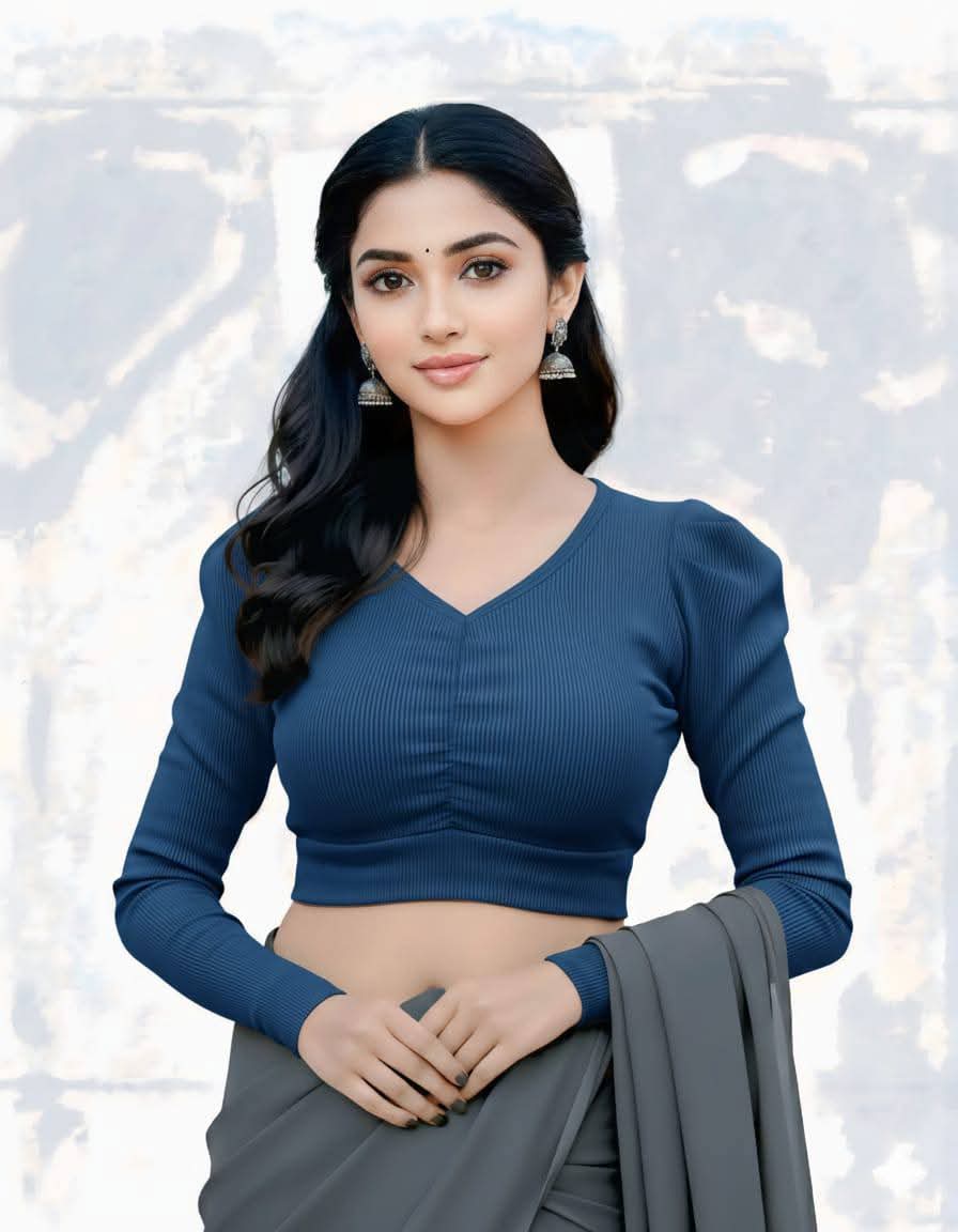 ক্রপ টপ ব্লাউজ